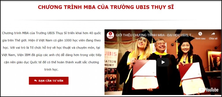 Trường đại học UBIS – Đào tạo Thạc sĩ quản trị kinh doanh trực tuyến với sự hỗ trợ của Viện IBM