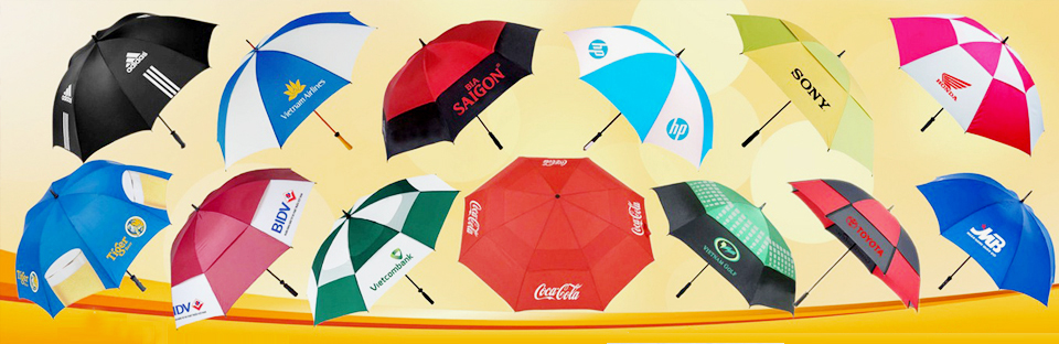 Khám phá các kiểu dáng ô dù in logo giúp doanh nghiệp quảng bá thương hiệu hiệu quả