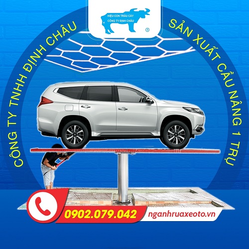 Hiểu ưu nhược điểm cầu nâng 1 trụ Ấn Độ giúp garage quyết định đầu tư và cân nhắc cầu 2 trụ khi cần