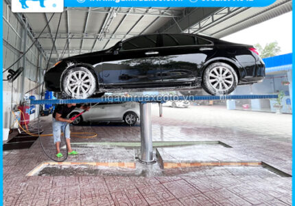 Khi đầu tư cầu nâng 1 trụ Ấn Độ, chủ garage cần khảo sát mặt bằng, tải trọng và tần suất sử dụng