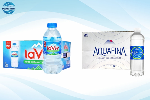 LaVie thiên về khoáng tự nhiên, Aquafina phù hợp nhu cầu tinh khiết